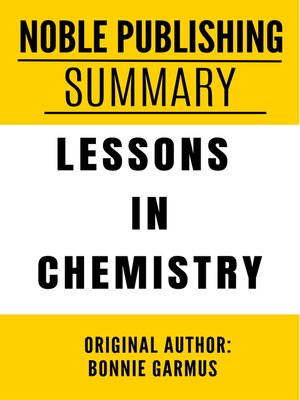 cover image of Summary of Lessons in Chemistry by Bonnie Garmus